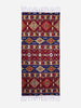 Ancestral Echoes: Luxurious Handwoven Rug with Artisanal Tribal Patterns and Tassels - Hamiast