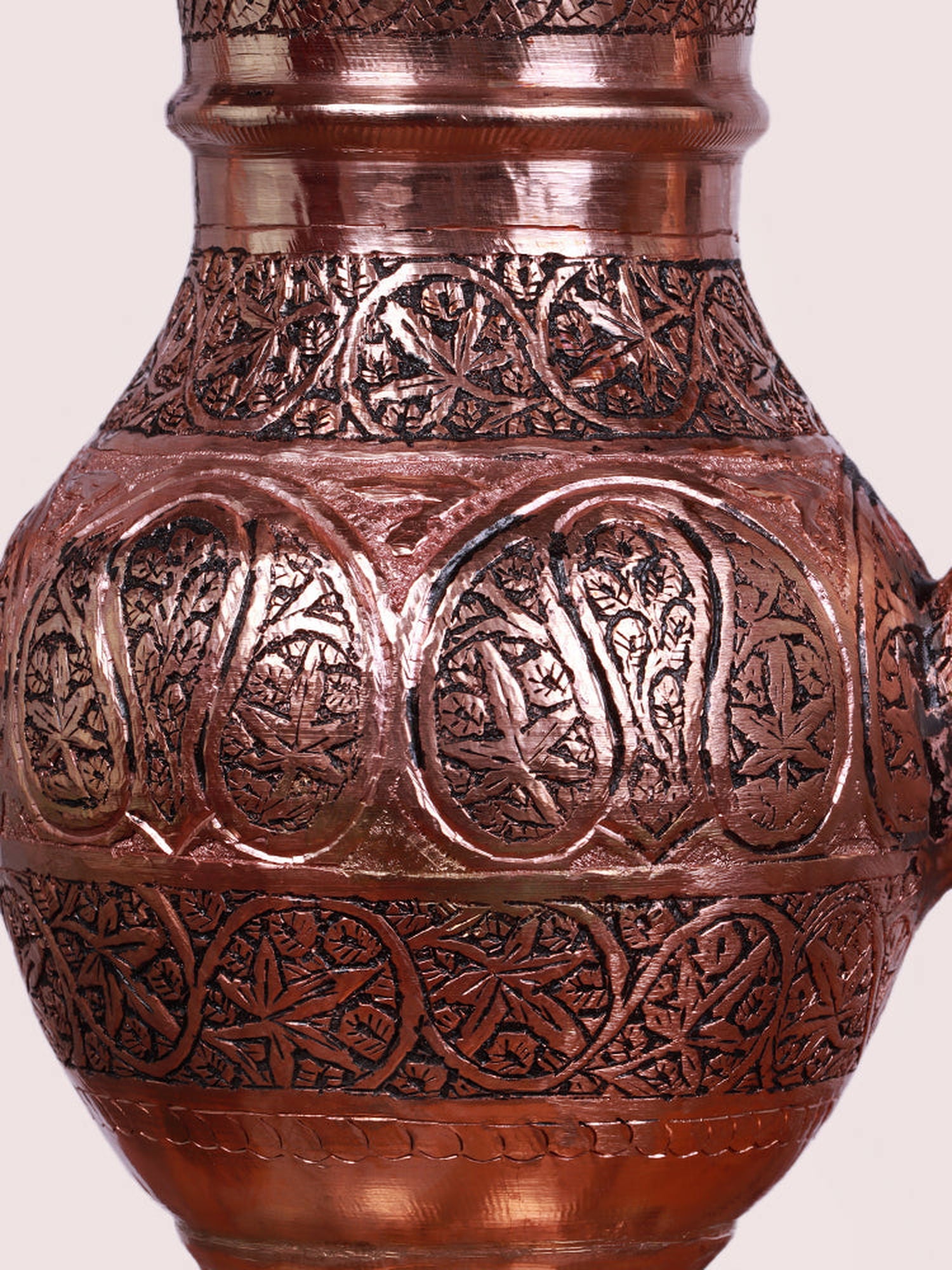 Chinar Designed Copper Tasht And Naari - Hamiast