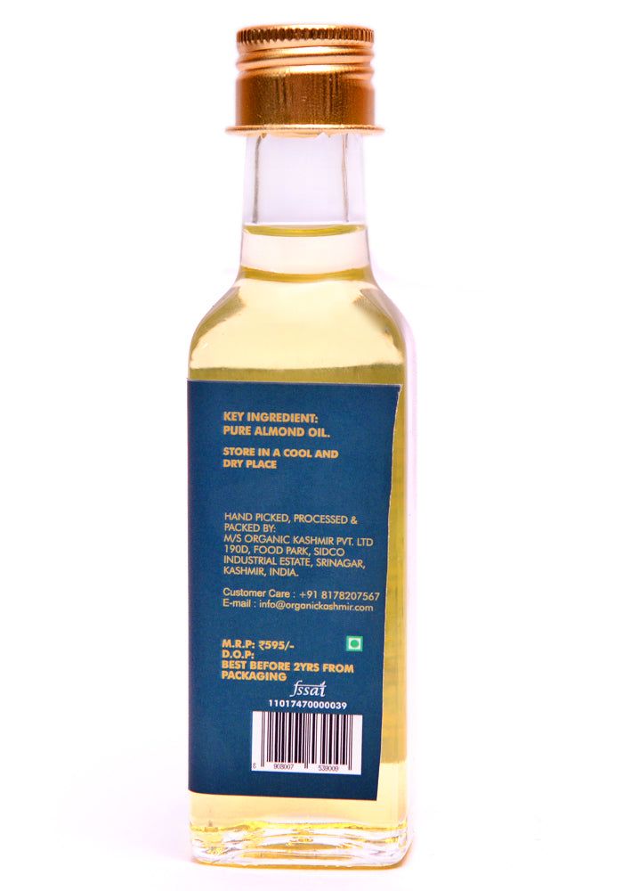 Cold Pressed Kashmir Almond Oil - Nutrient-Rich Oil - Hamiast