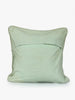 Elegant Crewel Embroidery Serenity Cushion Cover in Soothing Sage - Hamiast