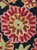 Floral Fantasia Handcrafted  Kashmiri Chain Stitch Embroidered Cushion Cover - Hamiast