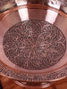 Hand-Engraved Kandkaer Copper Thal baan - Luxurious Kashmiri Heritage Bowl - Hamiast