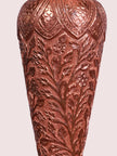 Handcrafted Petal Design Copper Vase - Hamiast