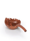 Handcrafted Walnut Wood Leaf-Shaped Serving Bowl - Hamiast