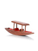 Handcrafted Walnut Wood Shikara Boat Decor - Kashmiri Craftsmanship - Hamiast
