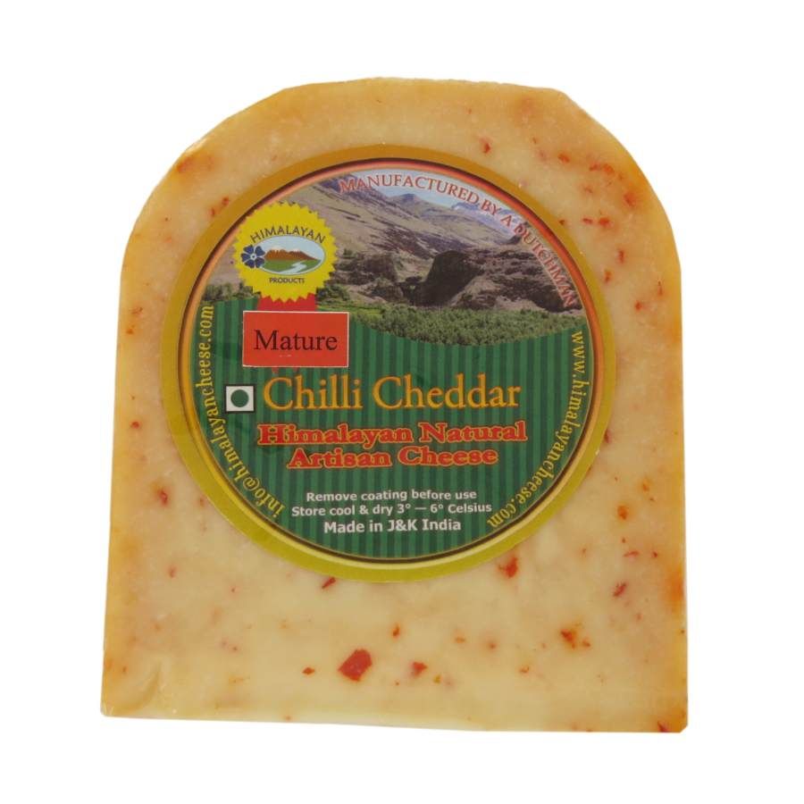 Himalayan Mature Chilli Cheddar Cheese - Spiced with Kashmiri Chillies - Hamiast