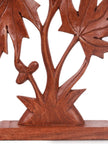 Kashmir Walnut Wood Chinar Tree and Bird Table Accent - Hamiast