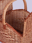 Kashmiri Artisanal Willow Picnic Basket – Elegant & Durable - Hamiast