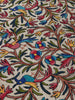 Kashmiri Blossom: Hand-Embroidered Woolen Namda Rug with Vibrant Nature Motifs - Hamiast