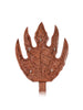 Kashmiri Chinar Leaf Carved Walnut Wood Key Hanger Handmade - Hamiast
