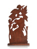 Kashmiri Piper and Bird on Chinar Leaf - Handcrafted Walnut Wood Sculpture - Hamiast