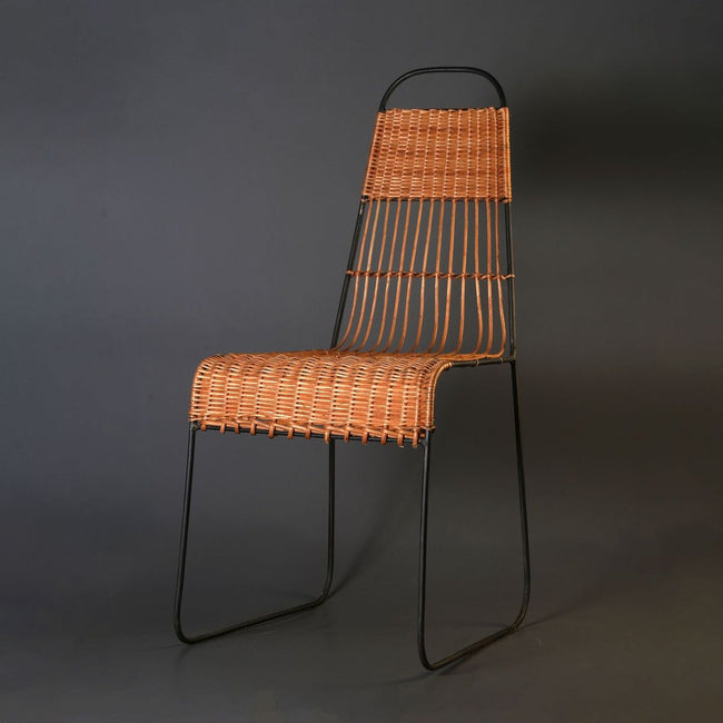 Ki Chair: Elegantly Crafted Wicker and Iron Mastery - Hamiast