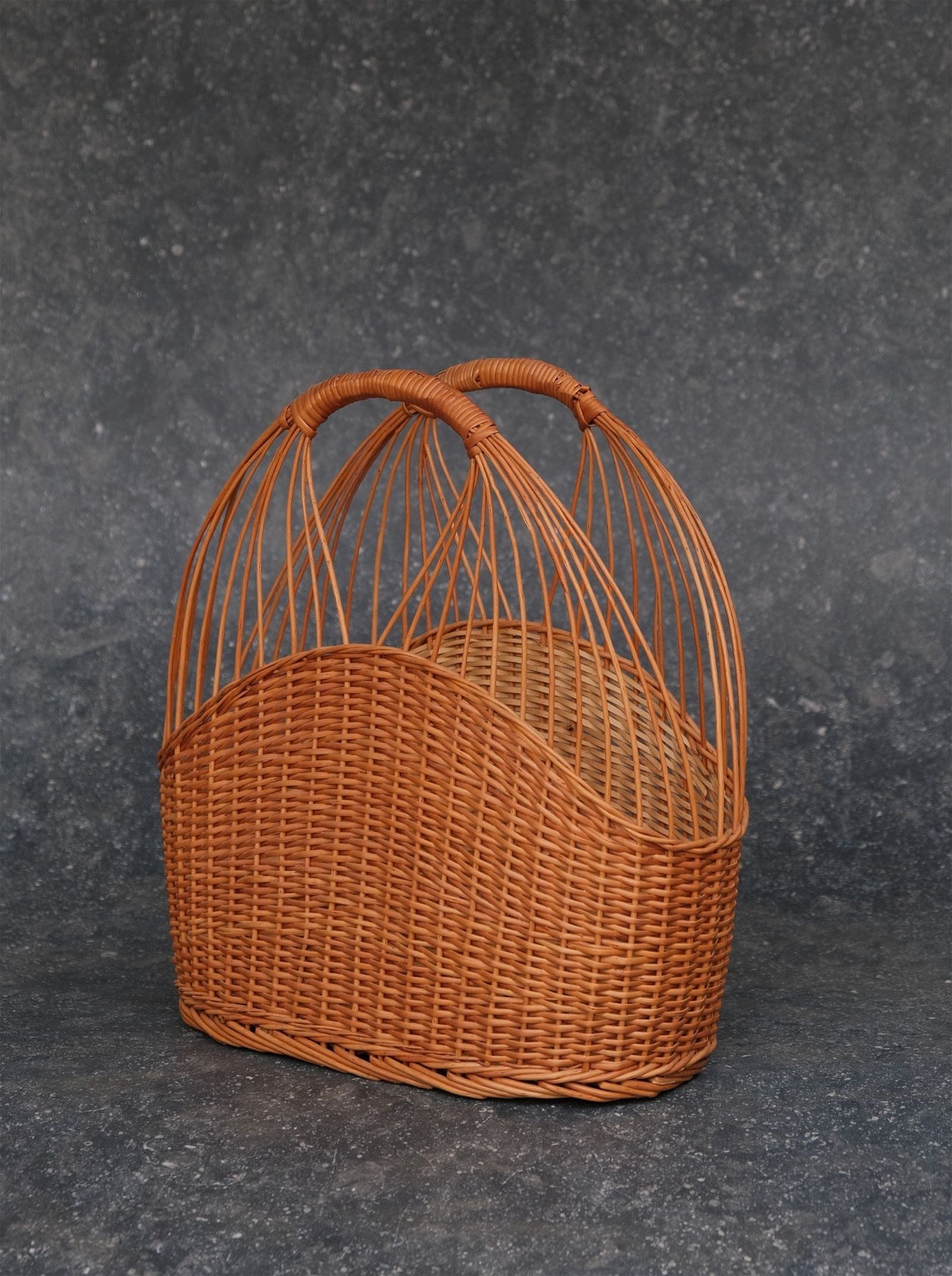 Buy Moji Wicker Basket | Handmade Natural Kashmir Willow Elegance – Hamiast