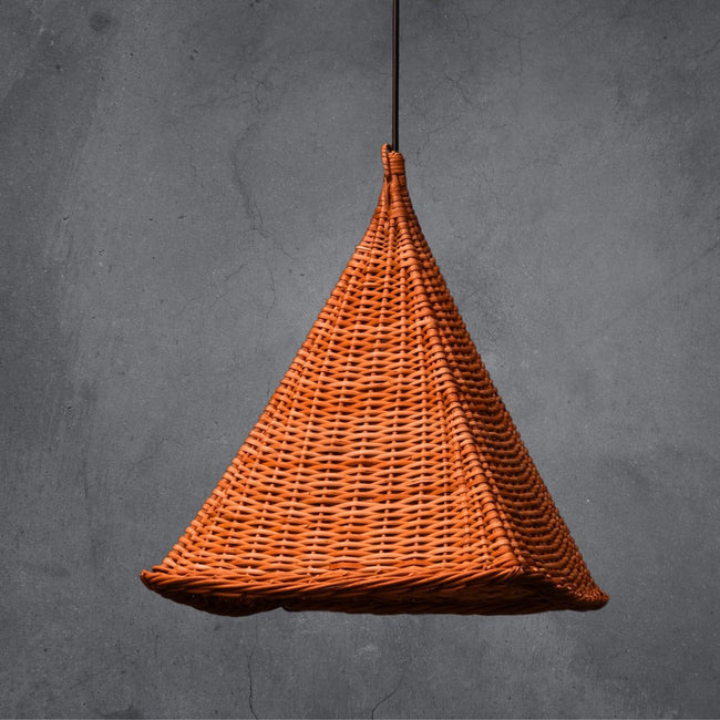 Mount Wicker Lamp Shade: A Glimpse of Himalayan Majesty - Hamiast