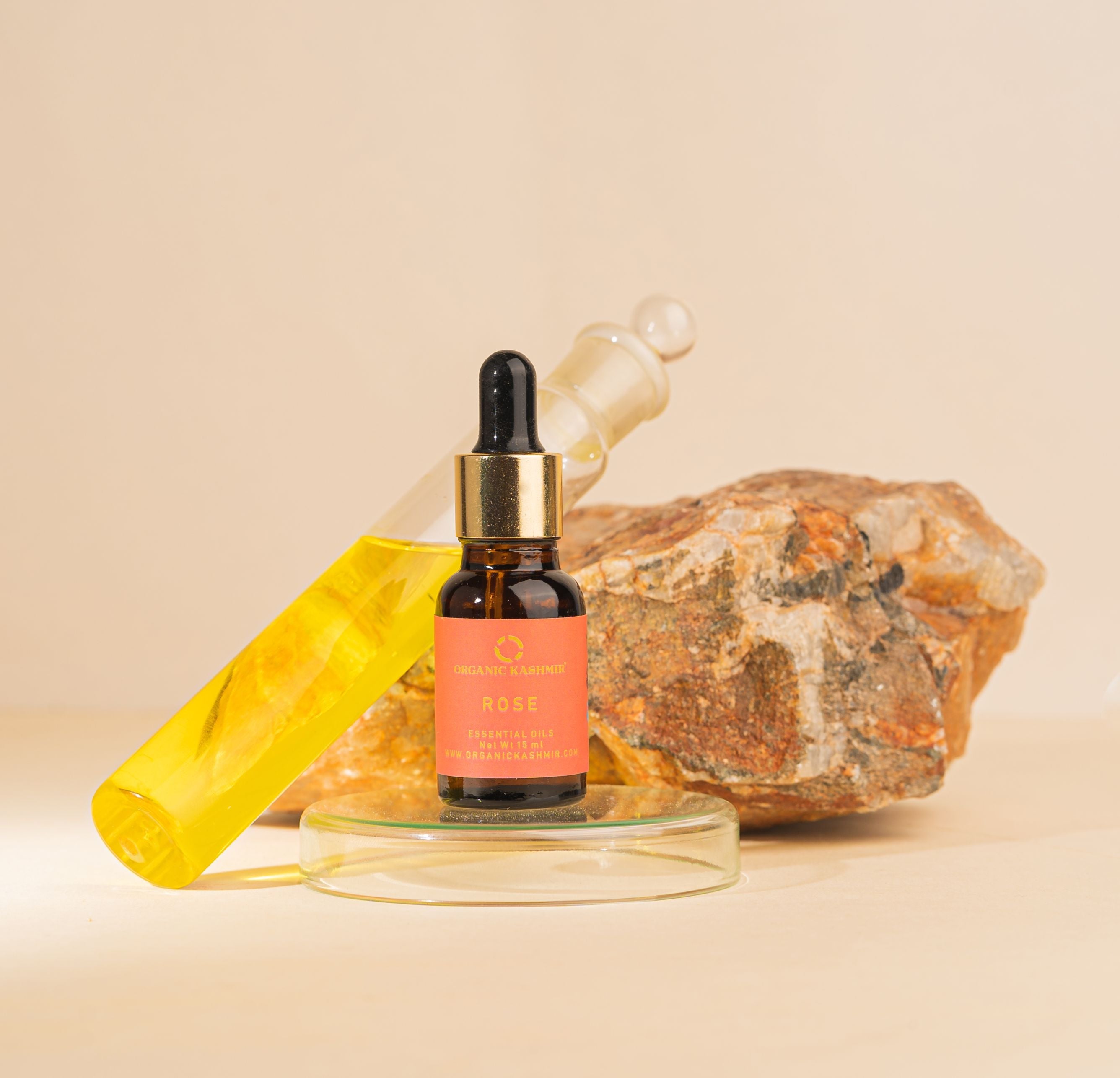 Kashmir Rose Oil - Luxurious Skincare and Aromatherapy Elixir