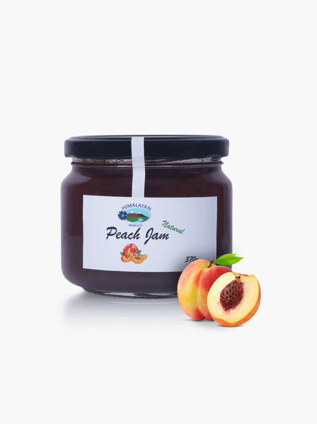 Premium Himalayan Peach Jam - Artisan Crafted, Chemical-Free & Locally Sourced - Hamiast