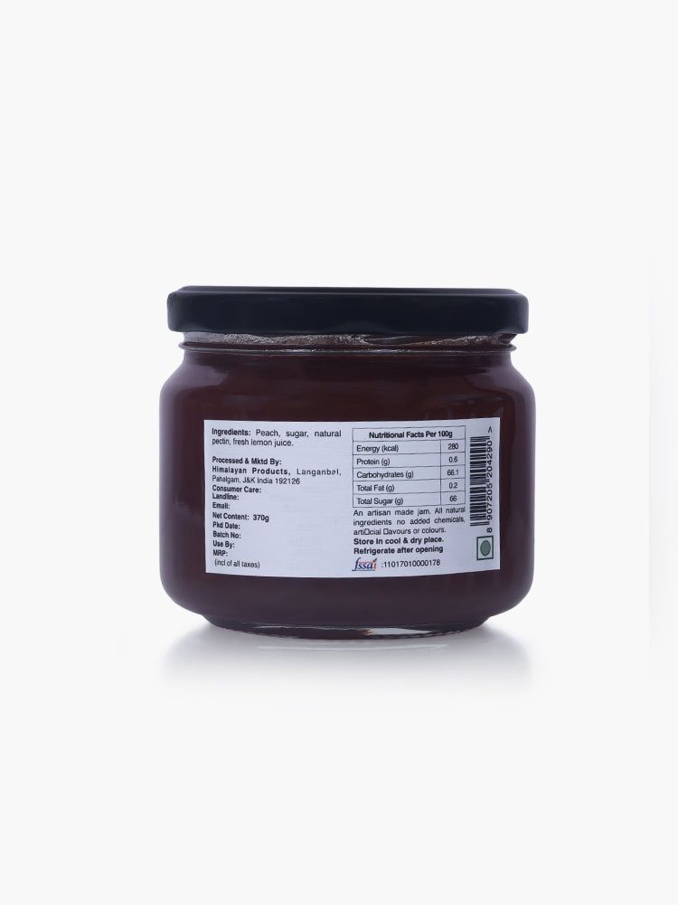 Premium Himalayan Peach Jam - Artisan Crafted, Chemical-Free & Locally Sourced - Hamiast