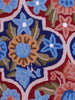Regal Mughal Garden Chain Stitch Rug – Kashmiri Aari Embroidery - Hamiast