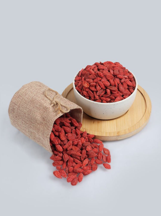 Sun-Dried Goji Berries - Nutrient-Dense Superfood Snack - Hamiast