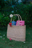 Tunim Beach Basket Bag– Handwoven Kashmir Wicker Willow Luxury - Hamiast